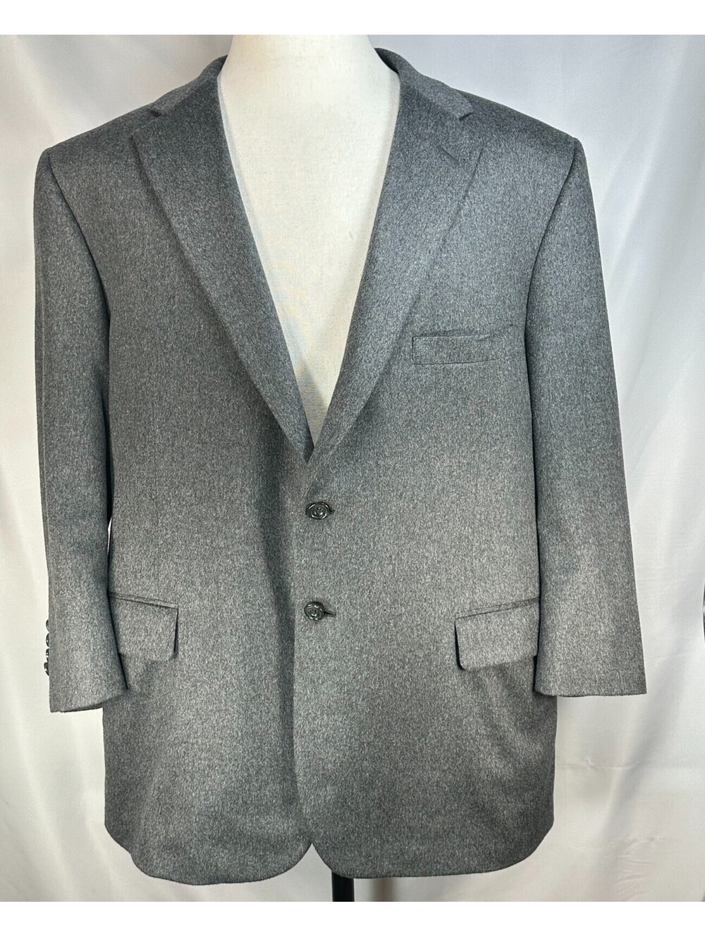 Holland Sherry Wool Royal Classic Suit Jacket Gray Mens 48R